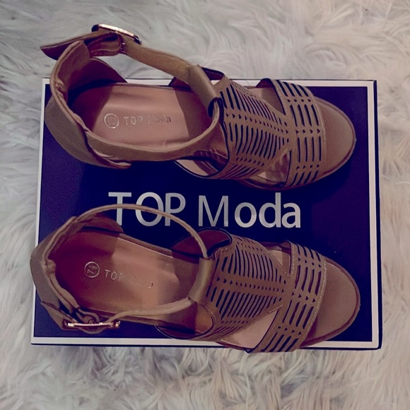 Top Moda Chunky heel ankle strap - Picture 6 of 8